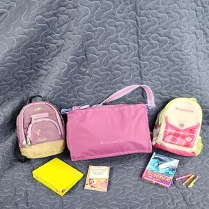 American Girl Backpacks, Sleeping Bag And Accessories